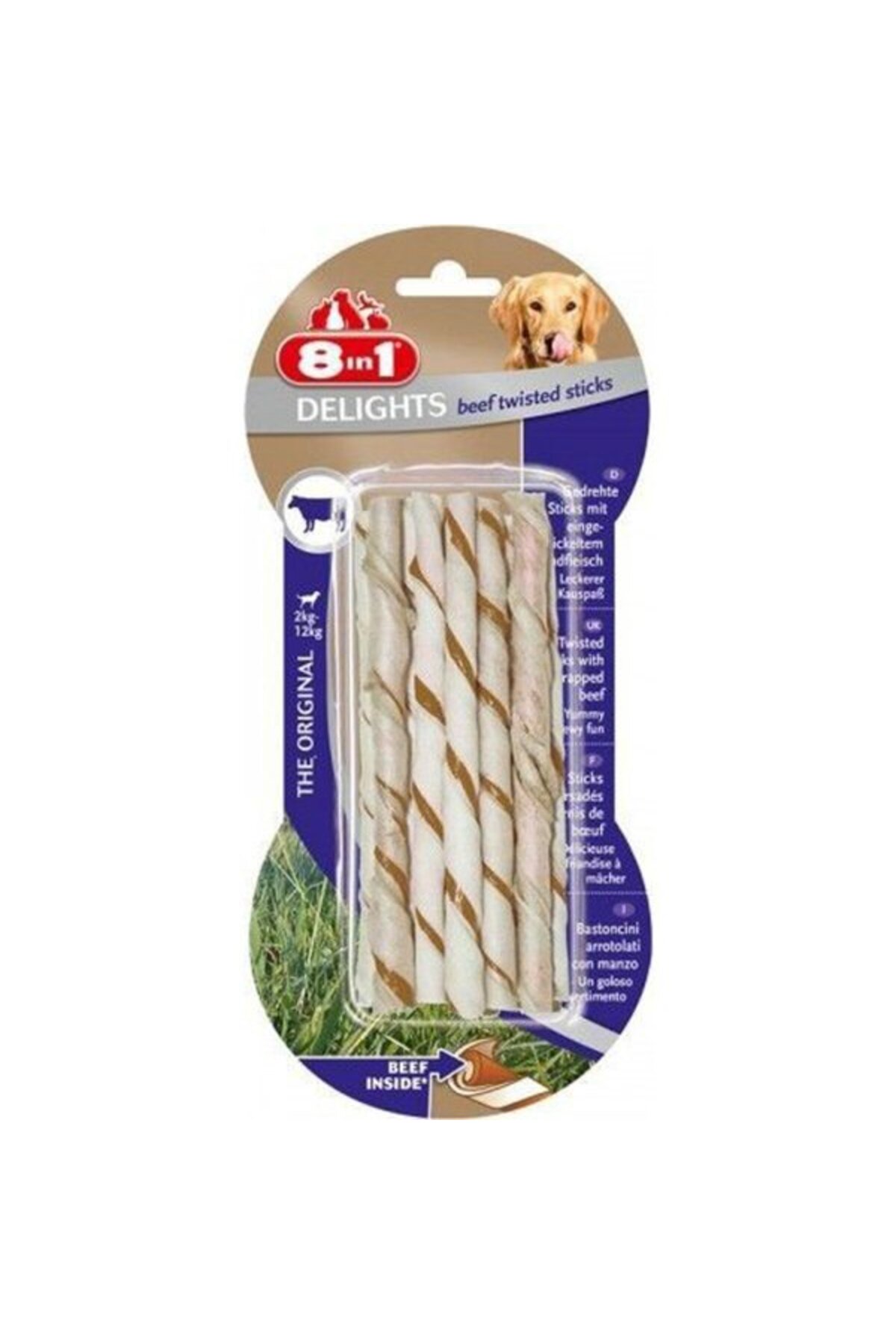 8IN1 DEL.BEEF TWISTED STICKS T661595 8IN1 DEL.BEEF TWISTED STICKS T661595