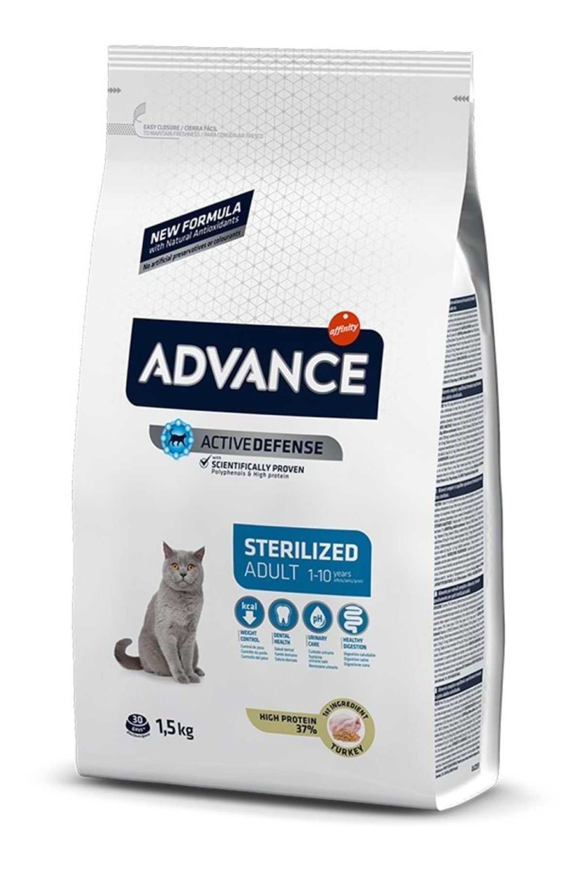 Advance Cat Sterılızed Turkey 1,5 Kg Advance Cat Sterılızed Turkey 1,5 Kg