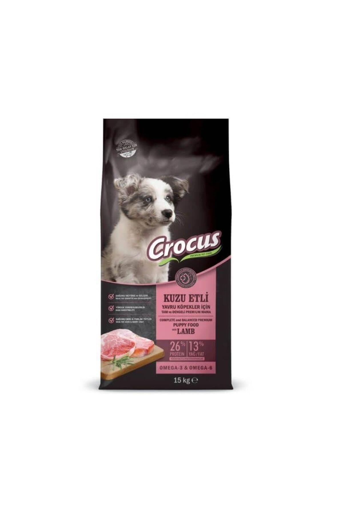 Crocus Kuzu Etli Pirinçli Yavru Köpek Maması 15 Kg Crocus Kuzu Etli Pirinçli Yavru Köpek Maması 15 Kg