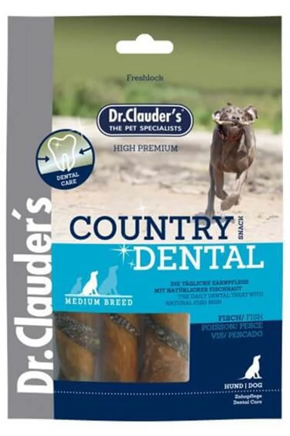 Dr. Clauders Country Dental Ağız Diş Sağlığı Balıklı Köpek Ödülü 100 Gr Dr. Clauders Country Dental Ağız Diş Sağlığı Balıklı Köpek Ödülü 100 Gr