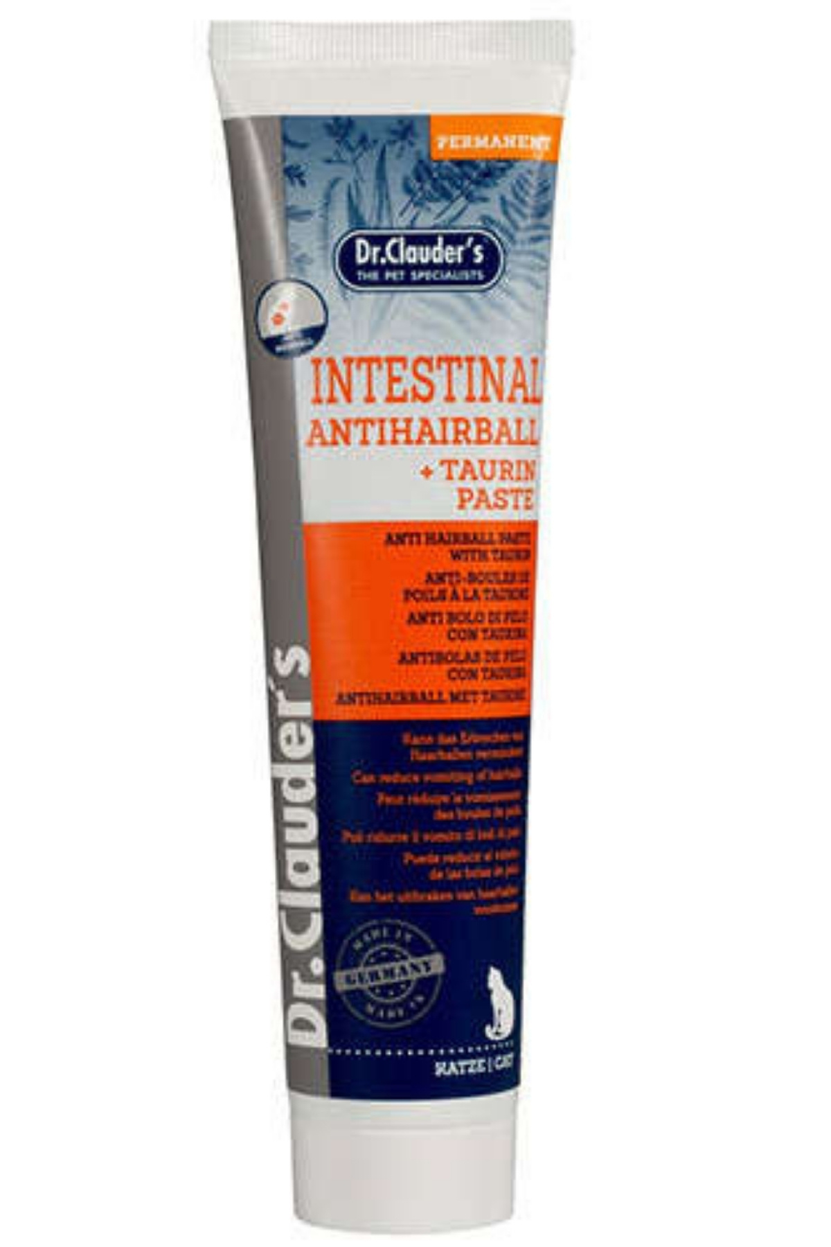 Dr.Clauder's Intestinal Antihairball+Taurin Malt 100gr Dr.Clauder's Intestinal Antihairball+Taurin Malt 100gr