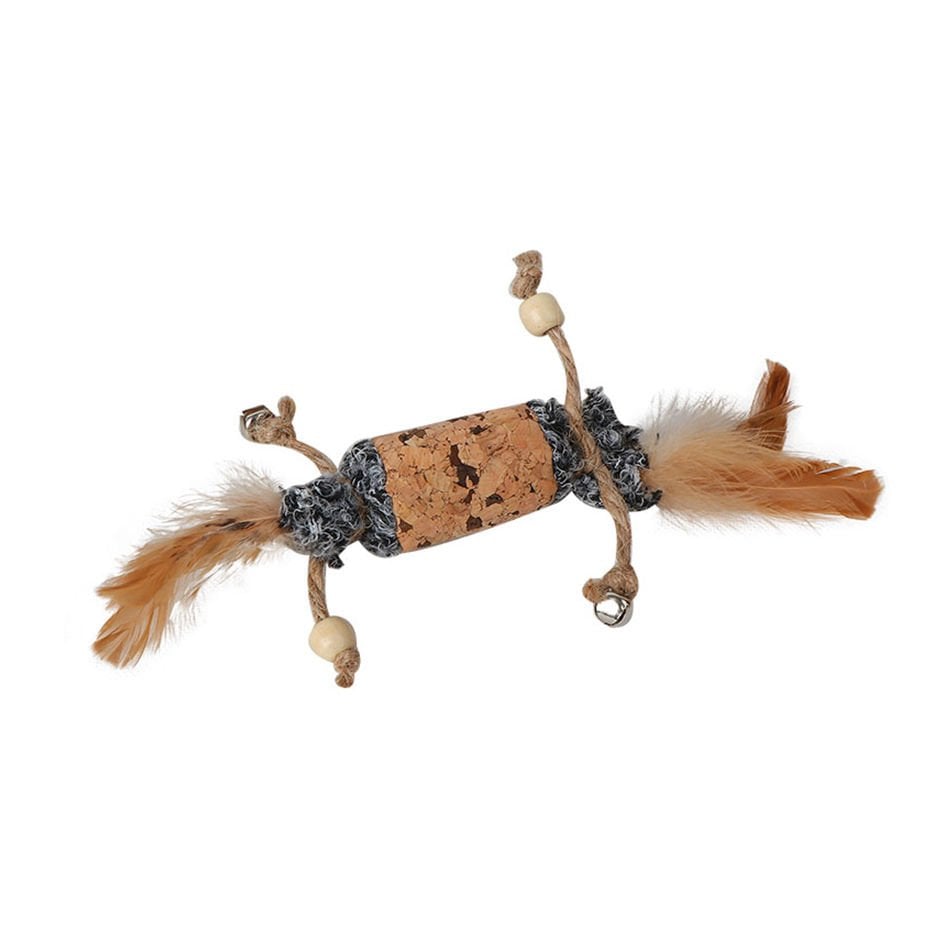 Eastland Çıngırak Tüylü Mantar Kedi Oync 9,5x3,5cm Eastland Çıngırak Tüylü Mantar Kedi Oync 9,5x3,5cm