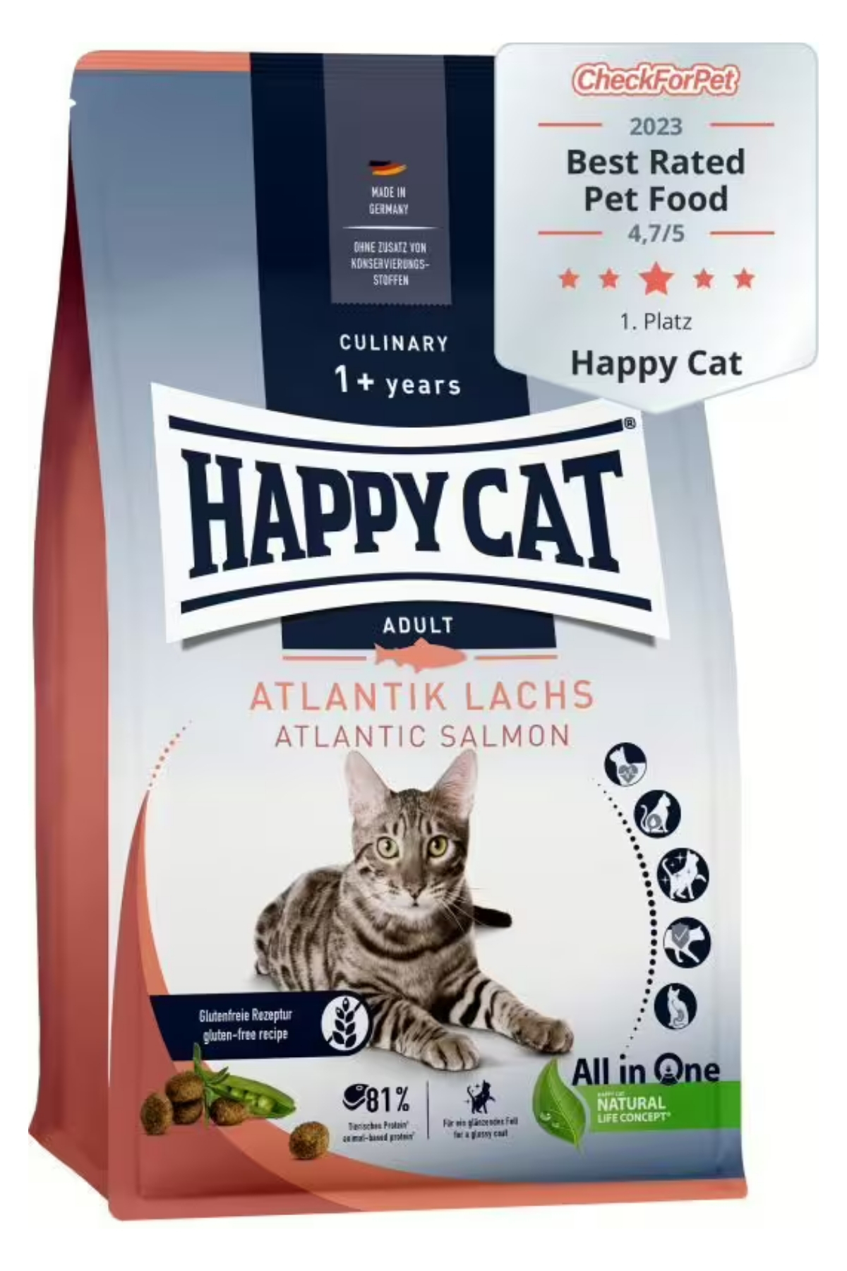Happy Cat Culinary Somonlu Yetişkin Kedi Maması 4 Kg Happy Cat Culinary Somonlu Yetişkin Kedi Maması 4 Kg