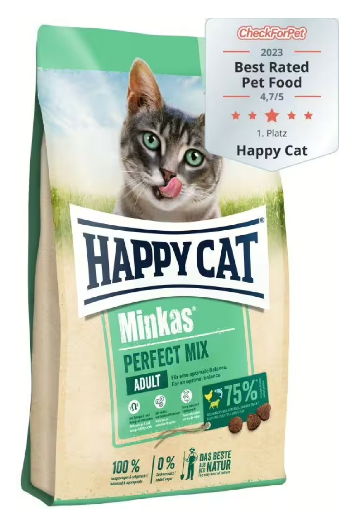 Happy Cat Minkas Perfect Mix Karışık Kedi Maması 10 Kg Happy Cat Minkas Perfect Mix Karışık Kedi Maması 10 Kg