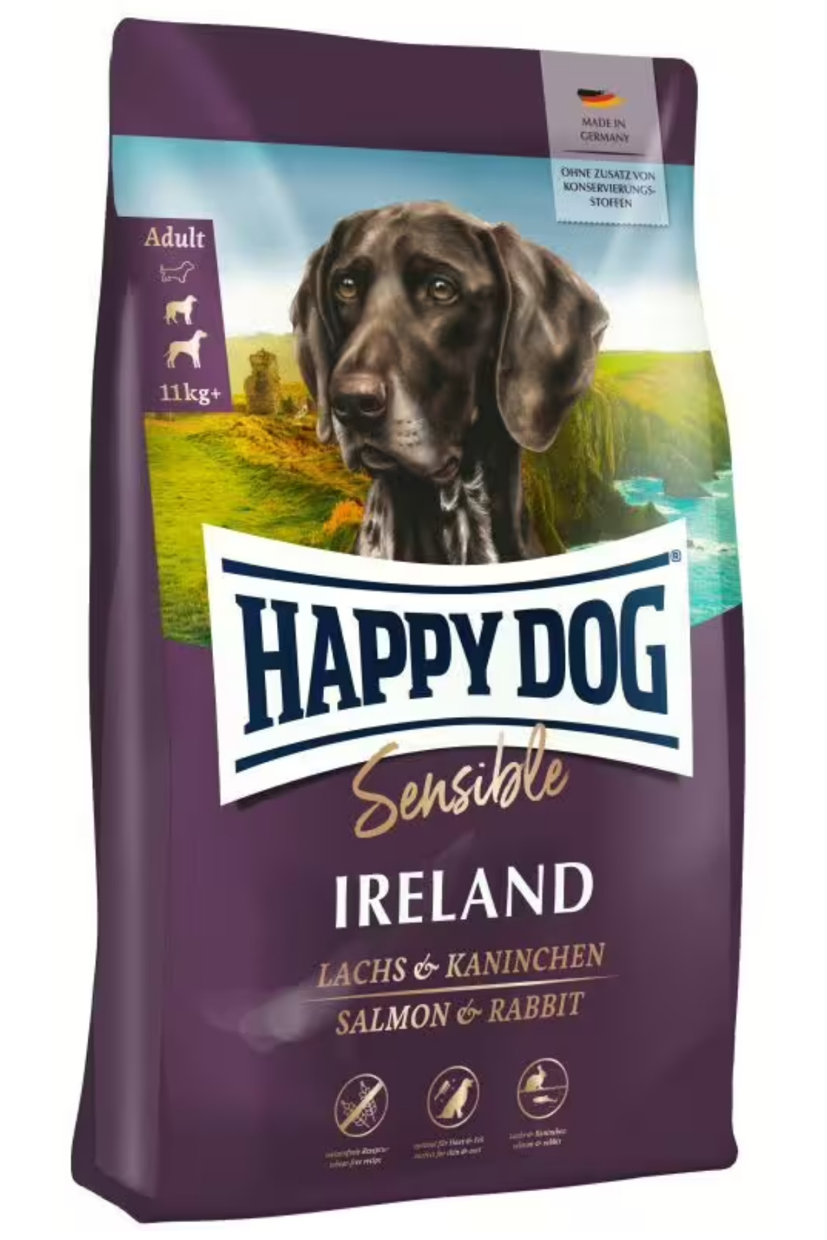 Happy Dog Ireland Somonlu Ve Tavşanlı Yetişkin Köpek Maması 12,5 KG Happy Dog Ireland Somonlu Ve Tavşanlı Yetişkin Köpek Maması 12,5 KG