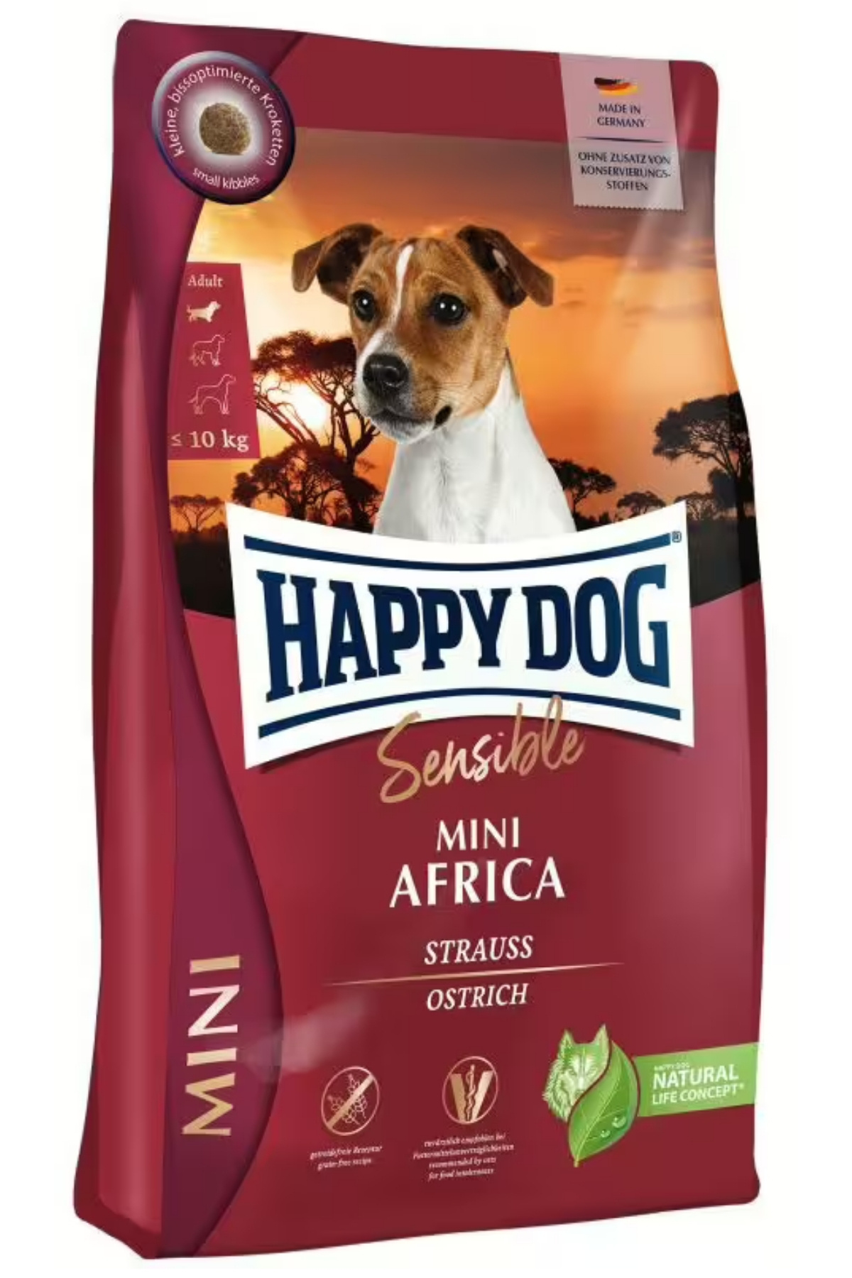 Happy Dog Mini Africa Küçük Irk Tahılsız Köpek Maması 4 Kg