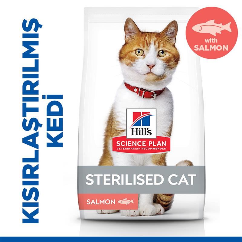 Hill's SP Somon Kısırlaştırılmış Yetişkin Kedi Maması 8+2 Kg. Hill's SP Somon Kısırlaştırılmış Yetişkin Kedi Maması 8+2 Kg.