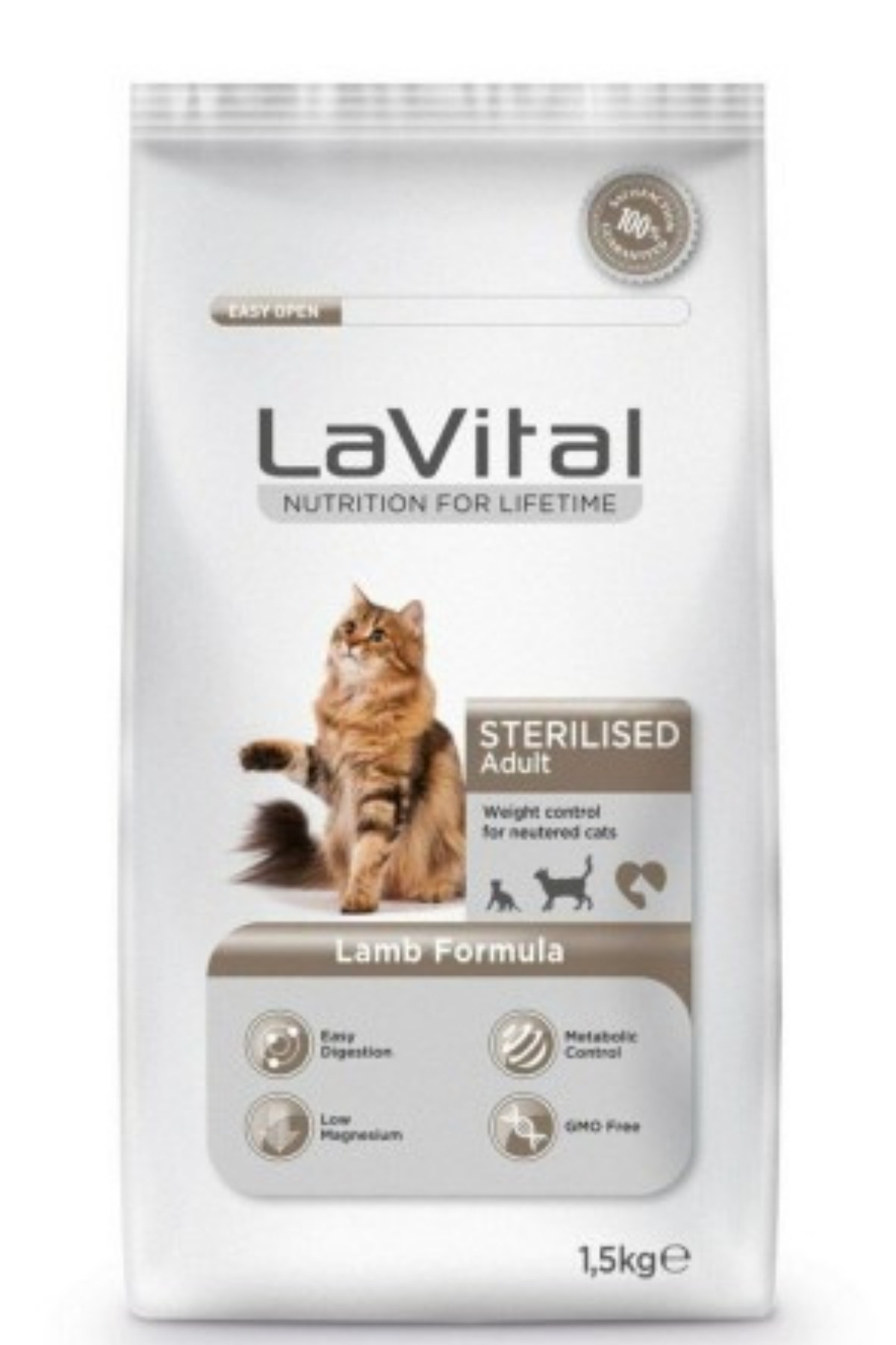 LaVital Kuzulu Kısırlaştırılmış Kedi Maması 1,5 Kg LaVital Kuzulu Kısırlaştırılmış Kedi Maması 1,5 Kg