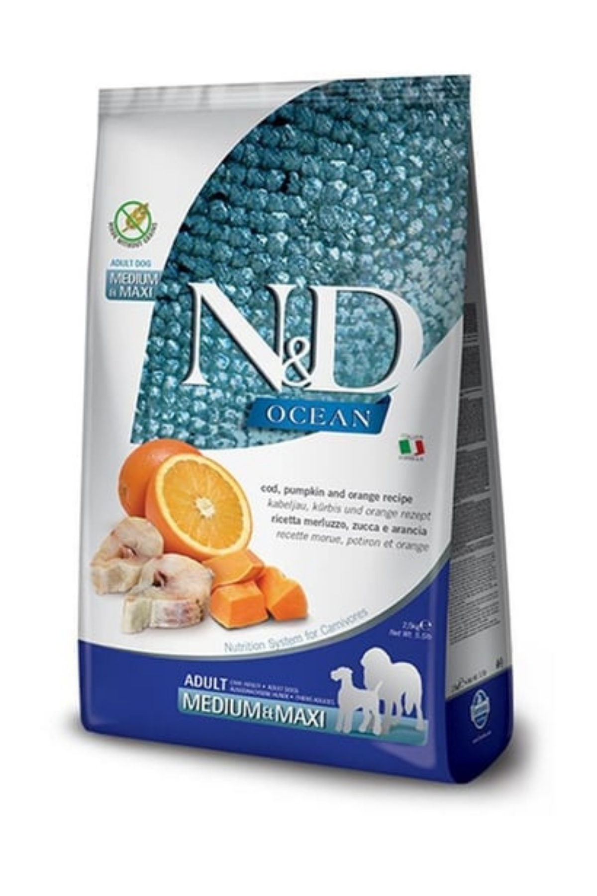 Nd Ocean M.Balığıadult Med&Maxi Tahılsız Köpek Maması - 12 Kg Nd Ocean M.Balığıadult Med&Maxi Tahılsız Köpek Maması - 12 Kg
