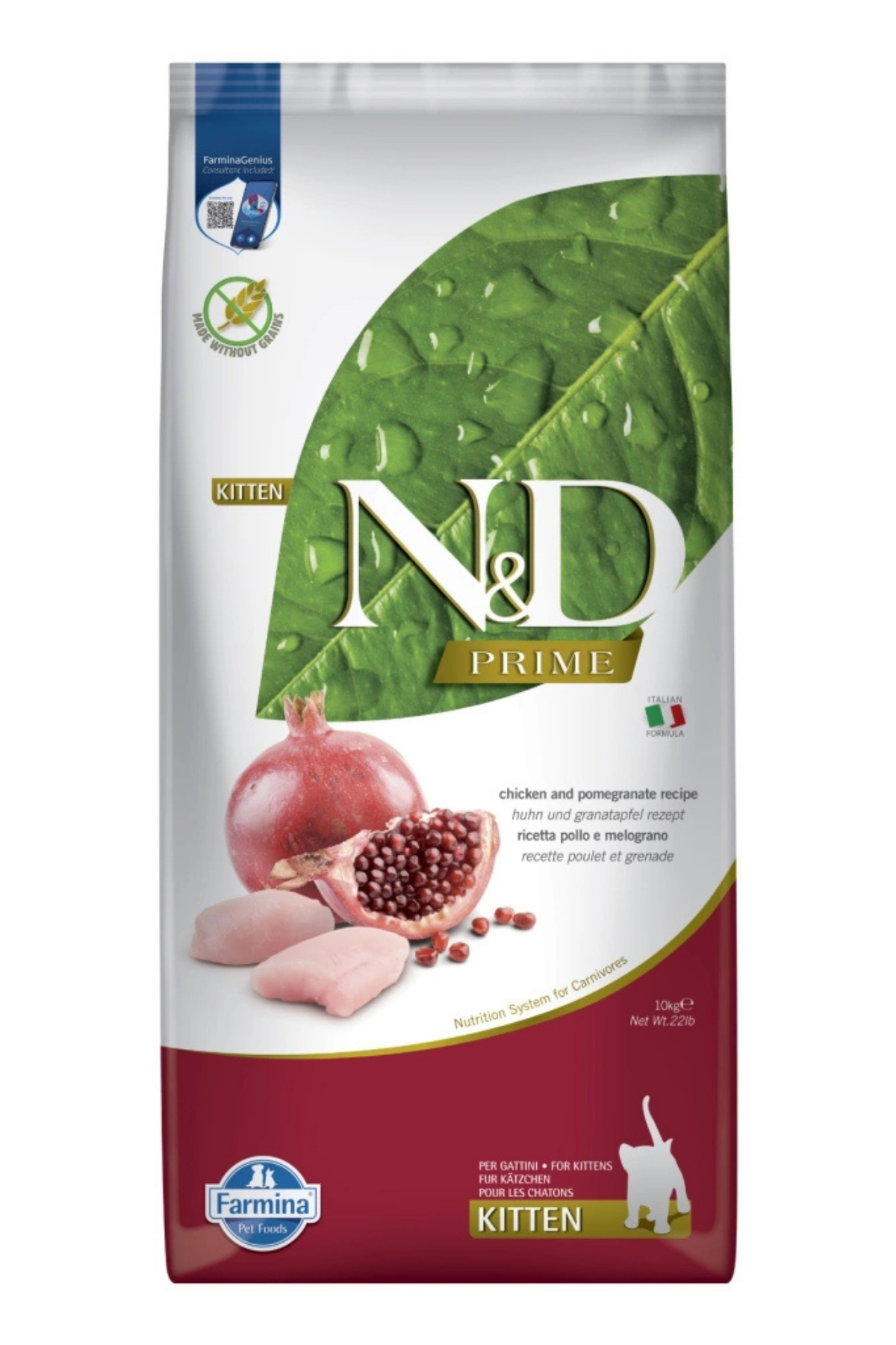 ND Prime Kitten Tavuk Ve Narlı Yavru Kedi Maması 10 Kg ND Prime Kitten Tavuk Ve Narlı Yavru Kedi Maması 10 Kg