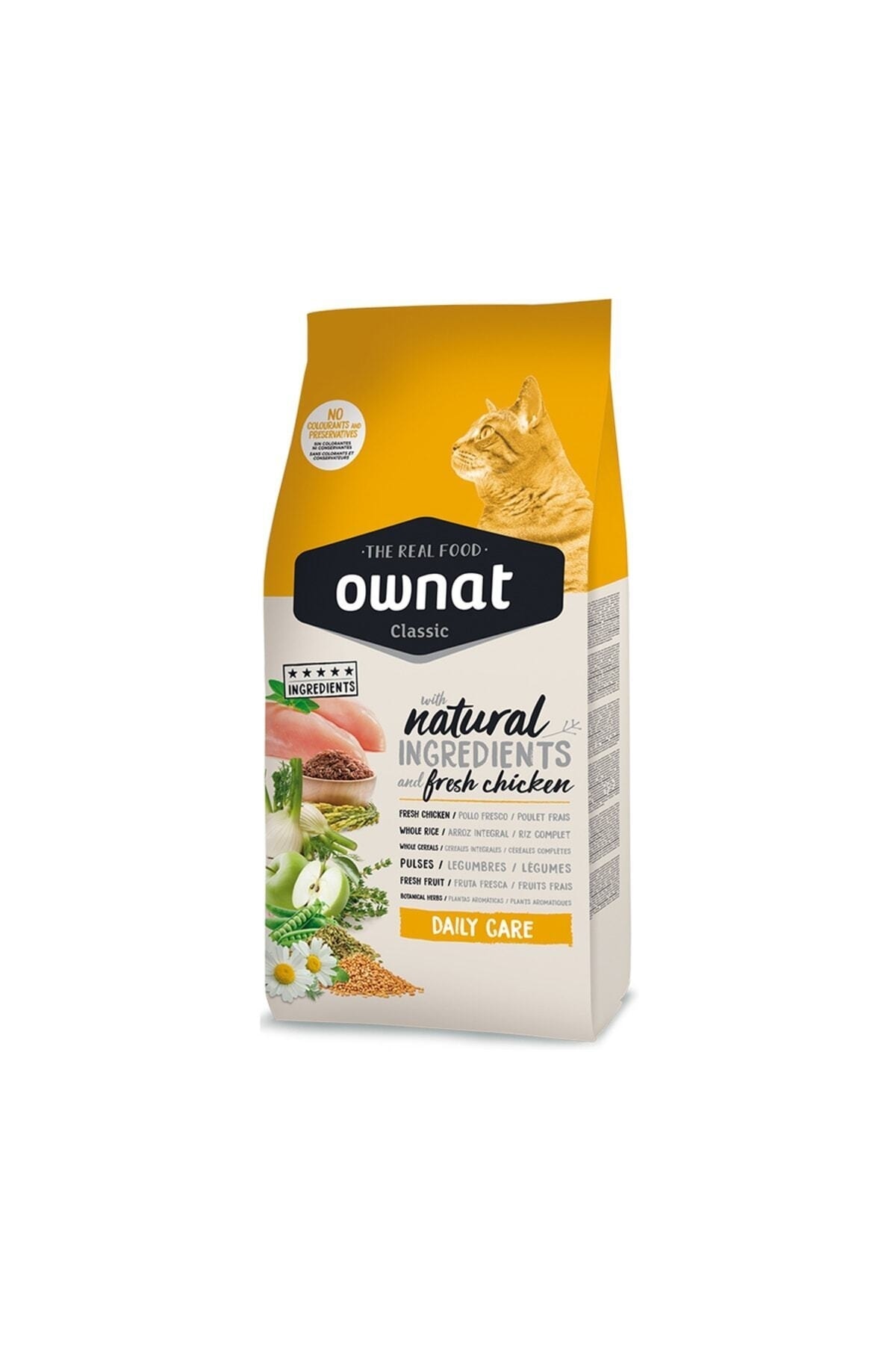 Ownat 1,5 kg Daily Care Yetişkin Tavuklu Kedi Maması