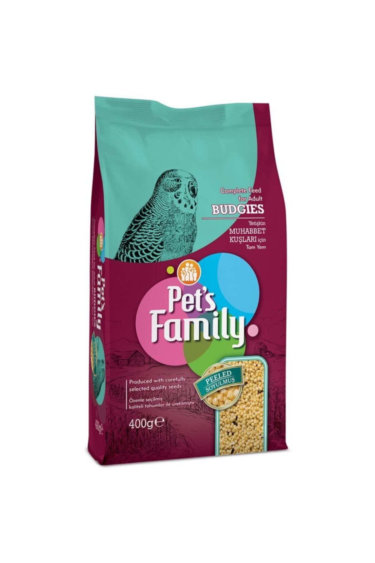 Pets Famıly Muhabbet Yemi Soyulmuş 400g