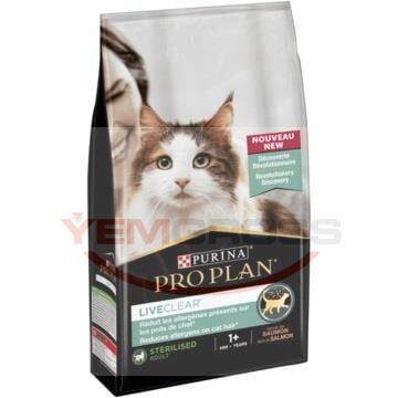 Pro Plan LiveClear Somonlu Alerjen Azaltan Kısırlaştırılmış Kedi Maması 1,4 Kg