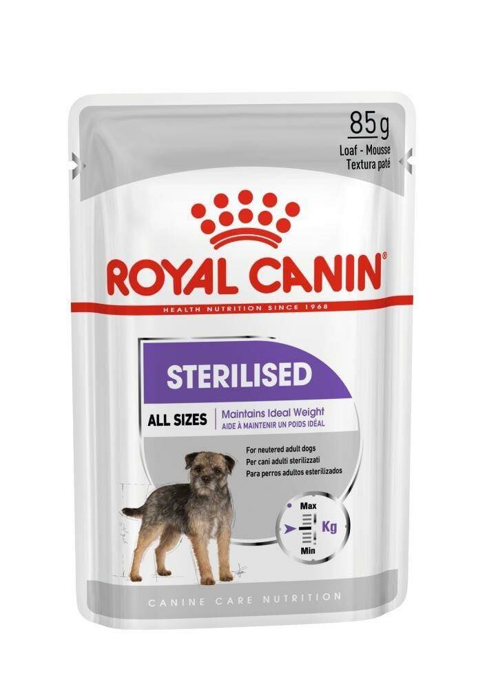 Royal Canin CCN Mini Sterilised Adult Kısırlaştırılmış Köpek Pouch Konserve Yaş Mama 85 Gr