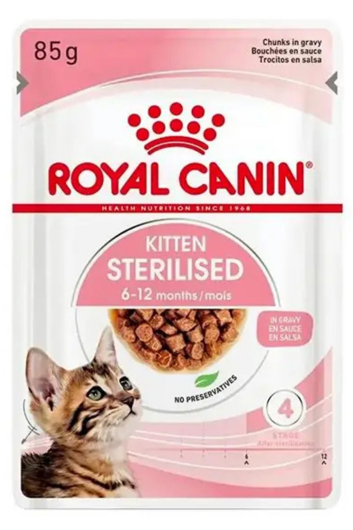 Royal Canin Kitten Sterilised Kısırlaştırılmış Yavru Yaş Kedi Maması 85 Gr Royal Canin Kitten Sterilised Kısırlaştırılmış Yavru Yaş Kedi Maması 85 Gr