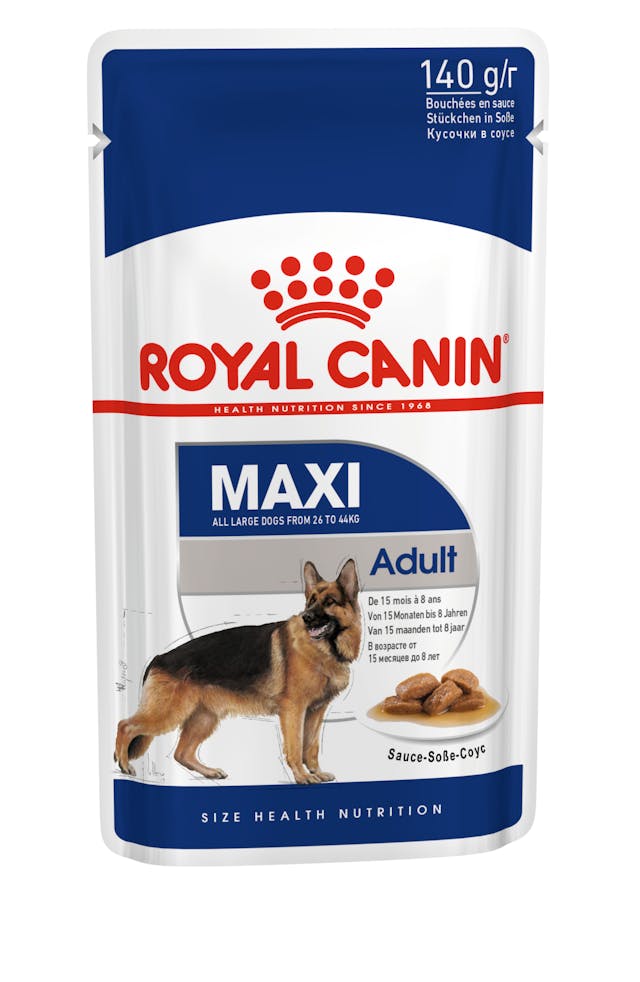 Royal Canin Maxi Adult Büyük Irk Yetişkin Köpekler İçin Parça Etli Konserve Yaş Mama Pouch 140 Gr
