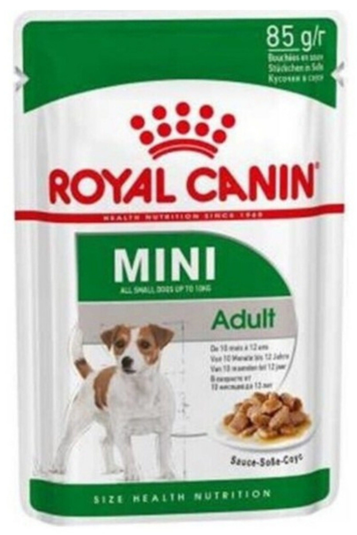 Royal Canin Mini Adult Küçük Irk Yetişkin Yaş Köpek Maması 85 Gr Royal Canin Mini Adult Küçük Irk Yetişkin Yaş Köpek Maması 85 Gr