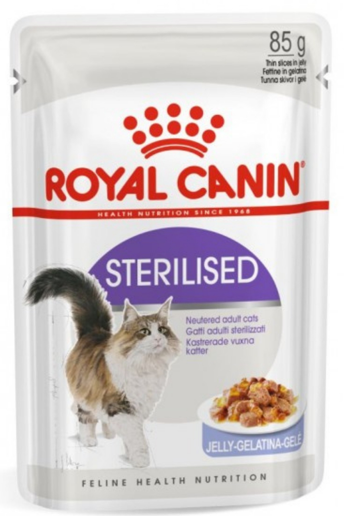 Royal Canin Sterilised Jelly Kısırlaştırılmış Yaş Kedi Maması 85 Gr Royal Canin Sterilised Jelly Kısırlaştırılmış Yaş Kedi Maması 85 Gr