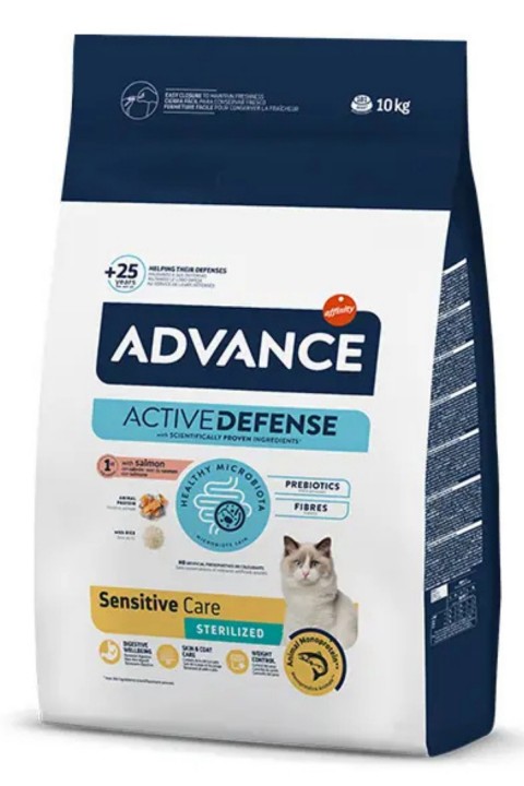 Advance Cat Sterılızed Salmon Sensıtıve 10 Kg