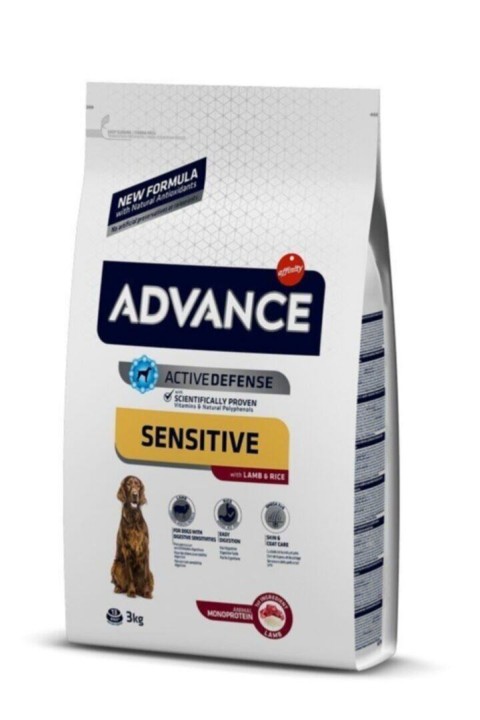 Advance Dog Sensıtıve Lamb & Rıce 3 Kg