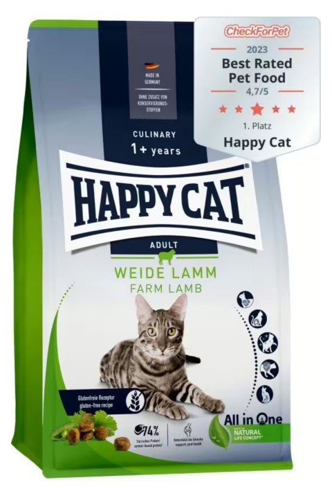 Happy Cat Culinary Kuzu Etli Yetişkin Kedi Maması 4 Kg