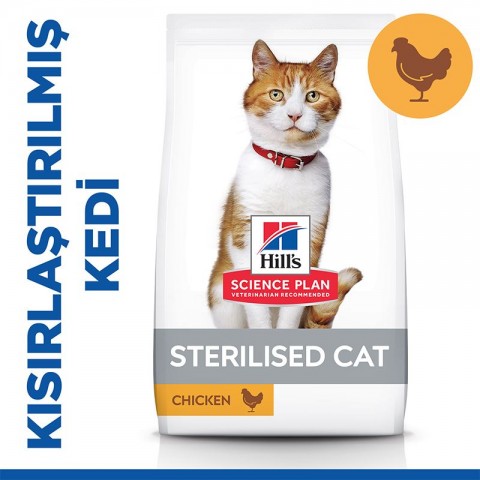 Hill's SP Tavuklu Kısırlaştırılmış Yetişkin Kedi Maması 1.5KG