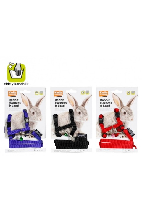 Karlıe Tavşan Tasma+uzatma 120cm / 20-30cm