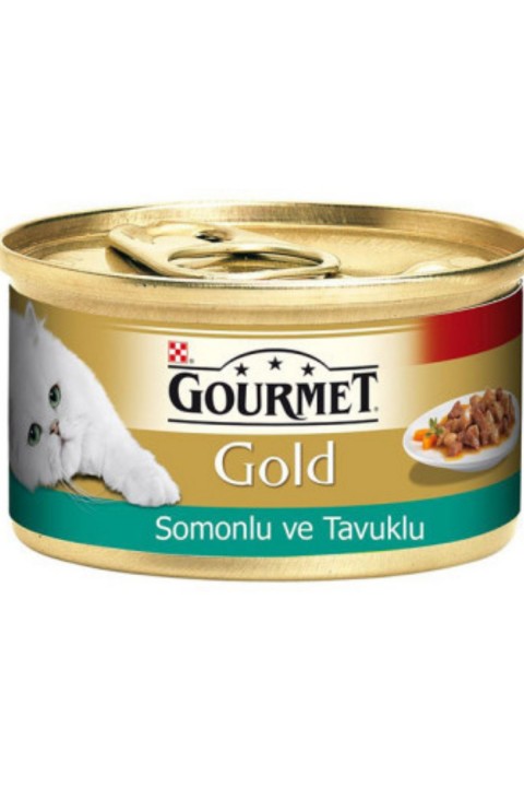 Gourmet Gold Somonlu Tavuklu Parça Et Sos-85 Gr