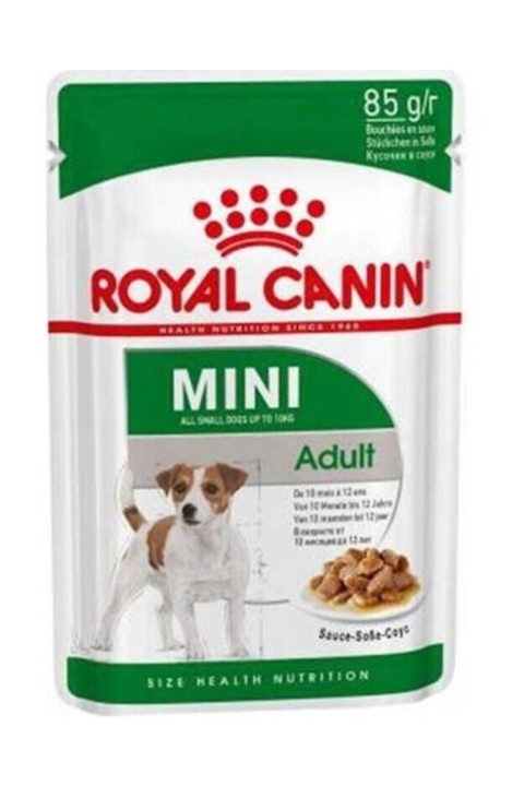 Royal Canin Mini Adult Gravy Küçük Irk Yetişkin Pouch Köpek Konserve Yaş Maması 85 Gr