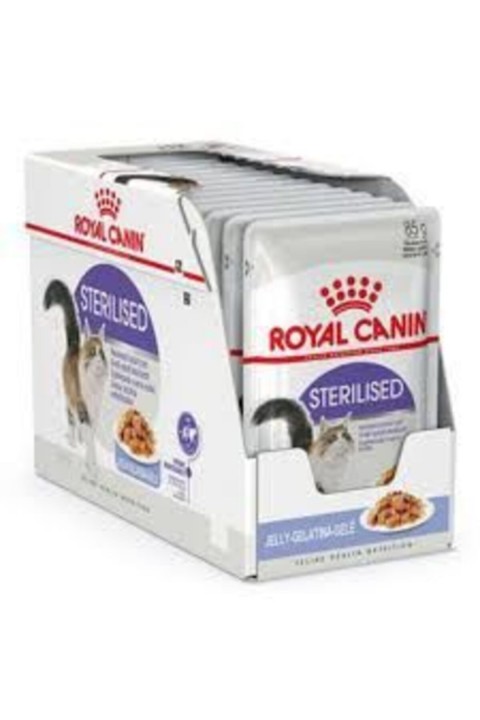 Royal Canin Sterilised Jelly Kısırlaştırılmış Kedi Konserve Yaş Maması Pouch 85 gr