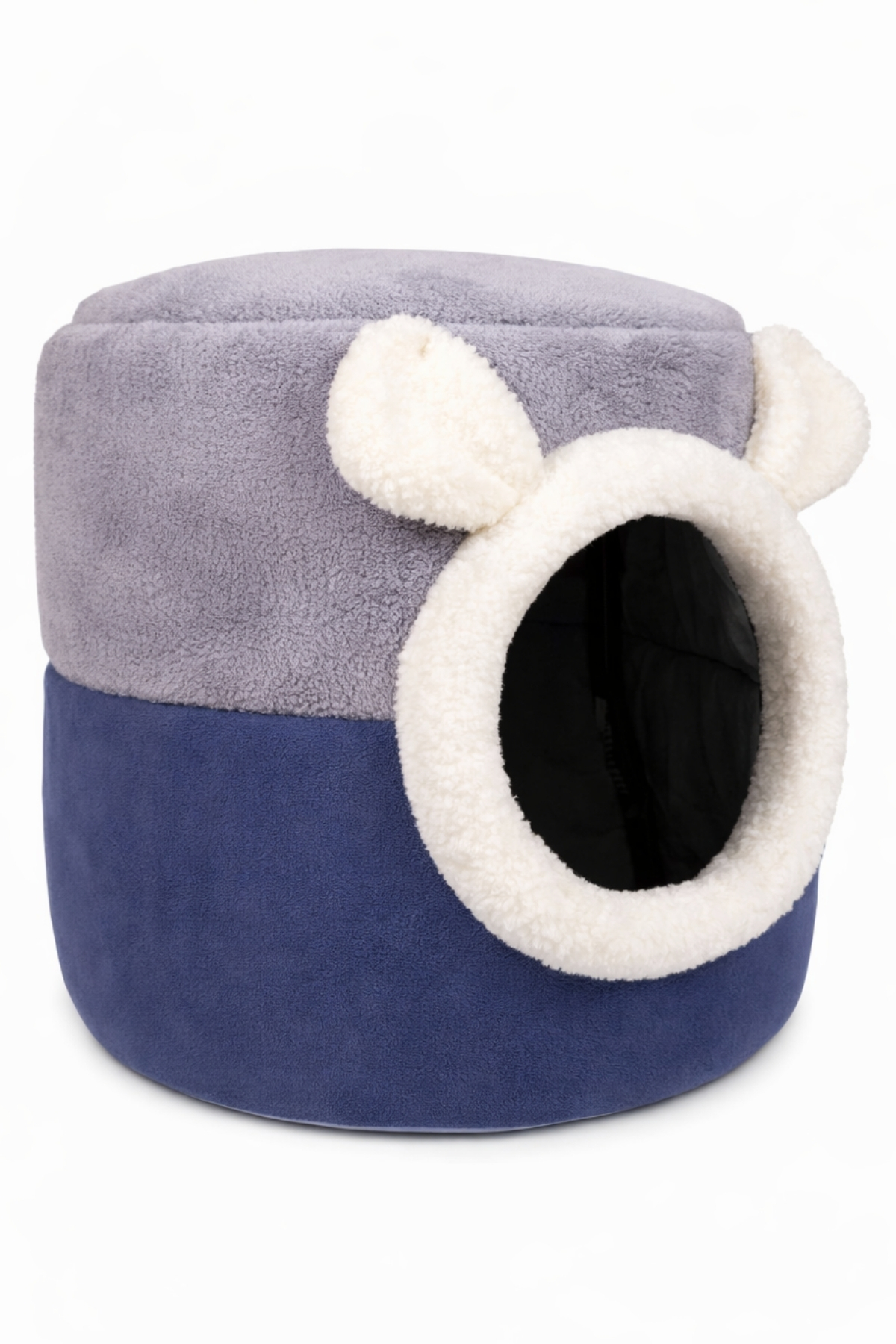 Trompet's Mavi Gri Yıkanabilir Kutu Kedi Yatağı 40x40 Cm