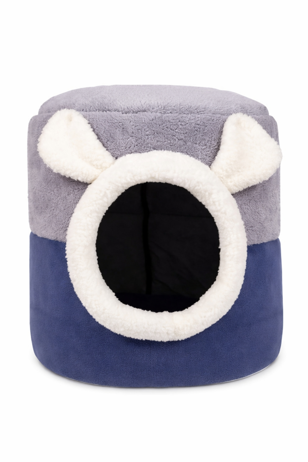 Trompet's Mavi Gri Yıkanabilir Kutu Kedi Yatağı 40x40 Cm