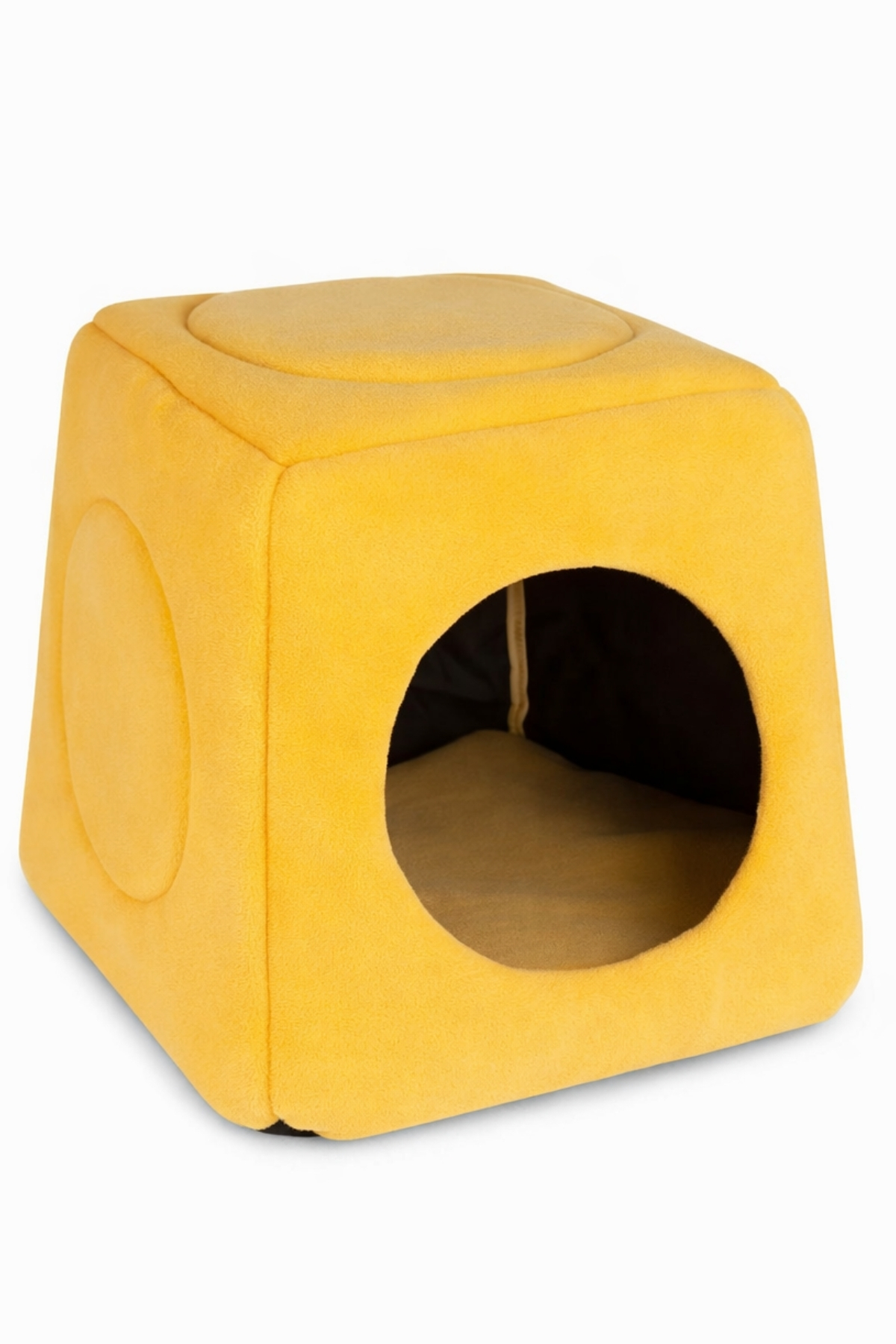 Trompet's Sarı Yıkanabilir 3 Fonksiyonlu Kedi Yatağı Trompet's Sarı Yıkanabilir 3 Fonksiyonlu Kedi Yatağı